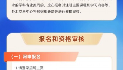 春招 | 中国外汇交易中心2024年招聘启动！