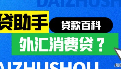贷助手贷款百科：什么是外汇消费贷款？