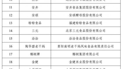 工信部发布首批中国消费名品名单，海尔、雅迪、美菱等入选