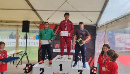 德国哈勒投掷精英赛 黑龙江小将王庆超夺冠