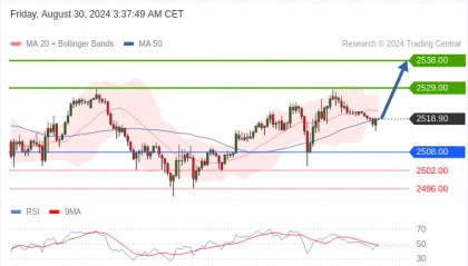 每日策略：08/30 外汇黄金原油行情分析