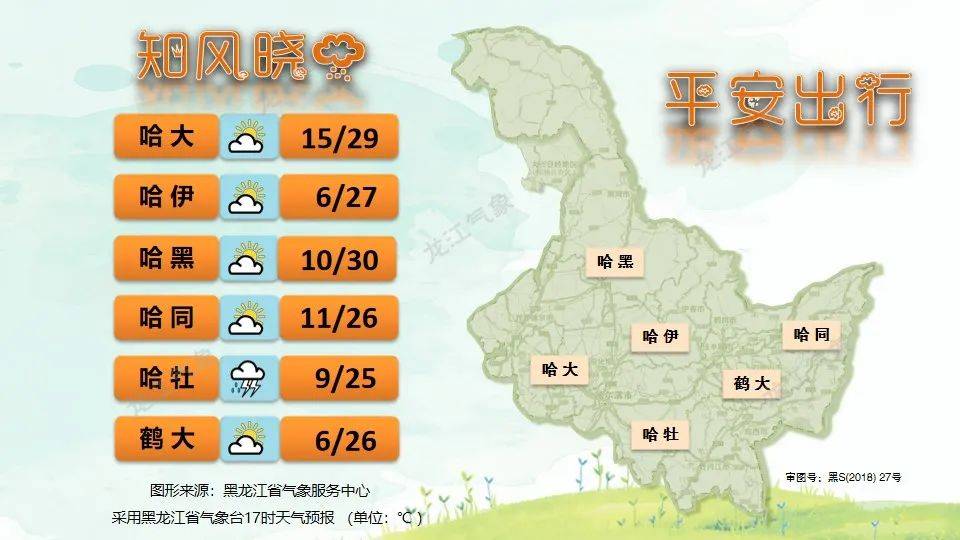 黑龙江发布橙色预警