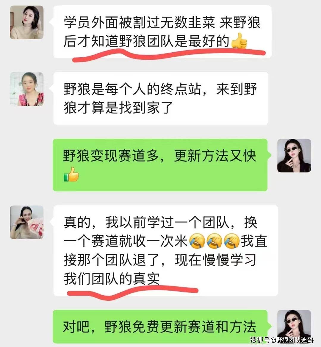 野狼团队带货是正规平台吗?野狼团队学员真实评价
