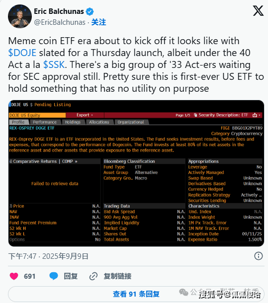 首只狗狗币 ETF 将于周四在美国上市——狗狗币价格最终会突破 1 美元吗